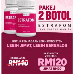 2 Botol Estrafom